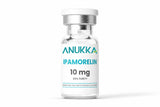 Ipamorelin 10mg labeled vial product photo on white background