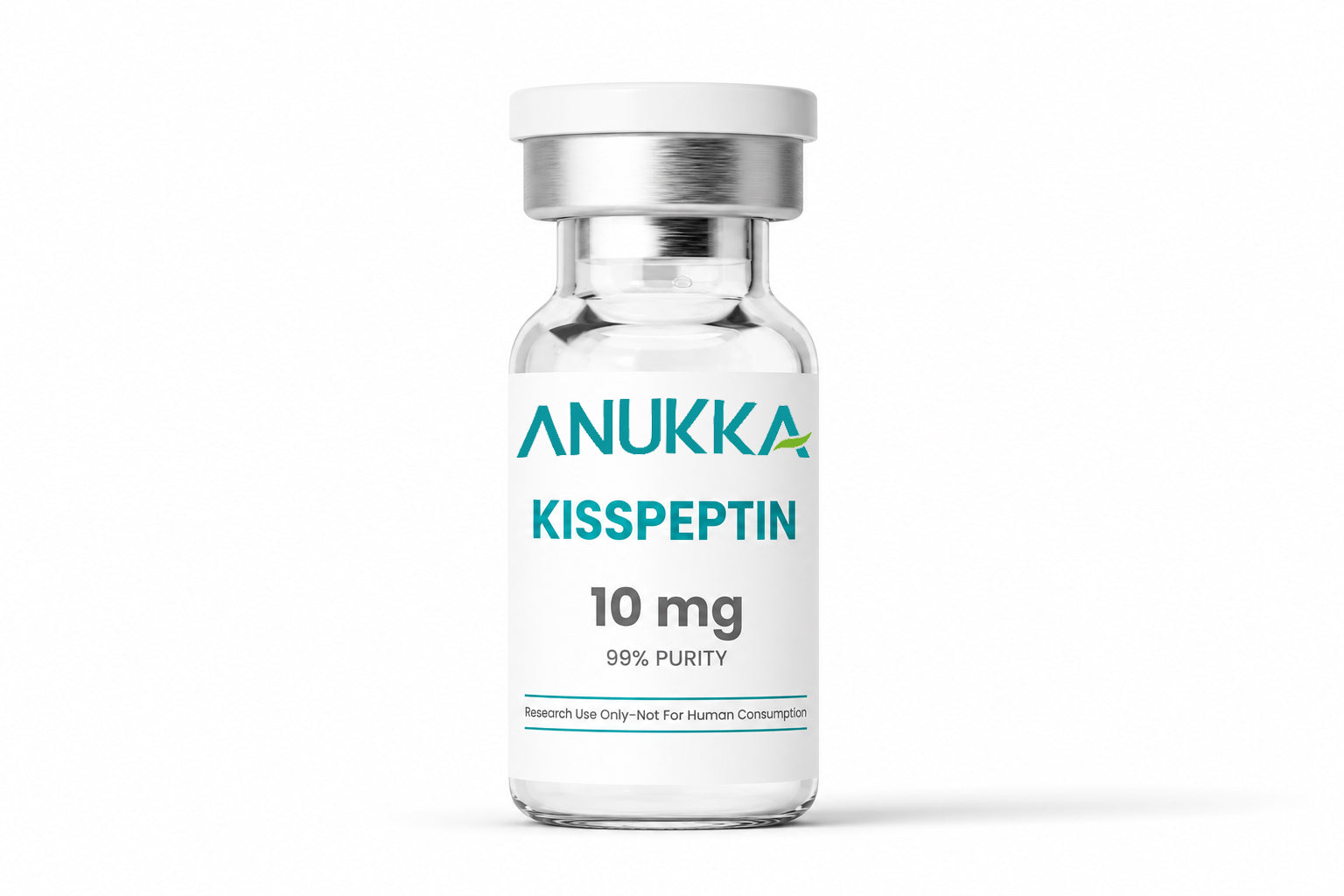 Kisspeptin 10mg labeled vial with clean white background