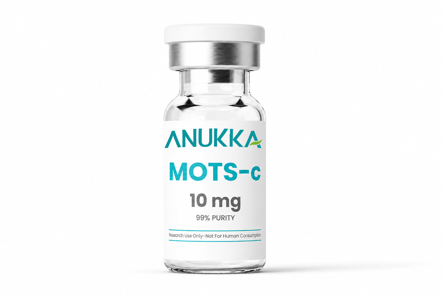 MOTS-c 10mg labeled vial product photo with white background