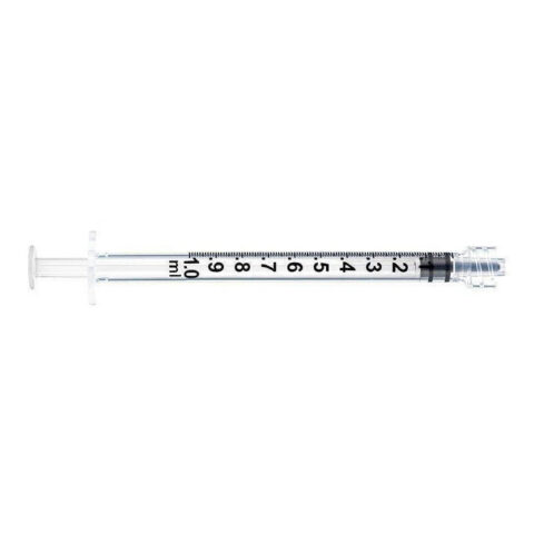 Sol-M 1 mL graduated syringe with a Luer-Lock tip and no needle
