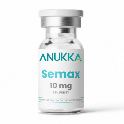 ANUKKA Semax 10 mg glass vial with a silver cap